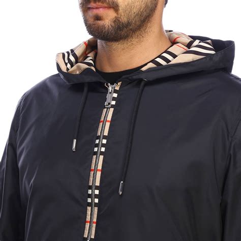 giubbotto burberry uomo nero